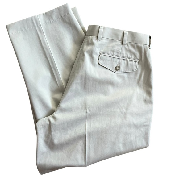 L.L. Bean Men’s Natural Fit Chino Pants 37x29 | 100% Cotton Dress Trousers - Picture 12 of 12
